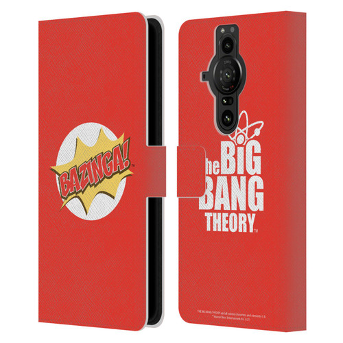 The Big Bang Theory Bazinga Pop Art Leather Book Wallet Case Cover For Sony Xperia Pro-I