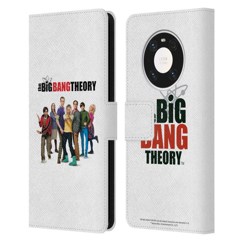 The Big Bang Theory Key Art Season 10 Leather Book Wallet Case Cover For Huawei Mate 40 Pro 5G