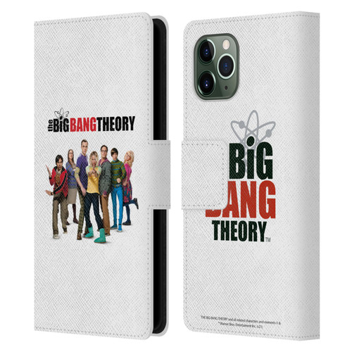 The Big Bang Theory Key Art Season 10 Leather Book Wallet Case Cover For Apple iPhone 11 Pro