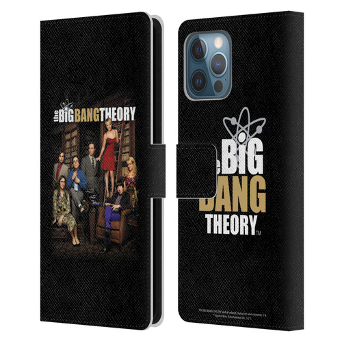 The Big Bang Theory Key Art Season 9 Leather Book Wallet Case Cover For Apple iPhone 12 Pro Max