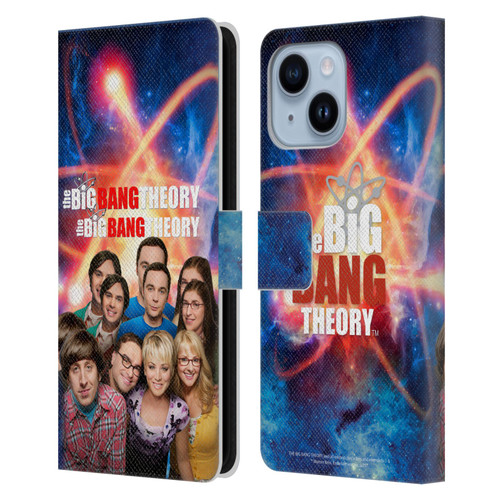 The Big Bang Theory Key Art Season 8 Leather Book Wallet Case Cover For Apple iPhone 14 Plus