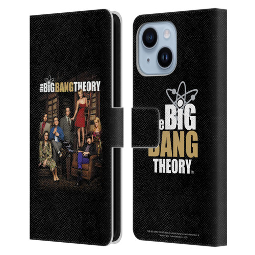 The Big Bang Theory Key Art Season 9 Leather Book Wallet Case Cover For Apple iPhone 14 Plus