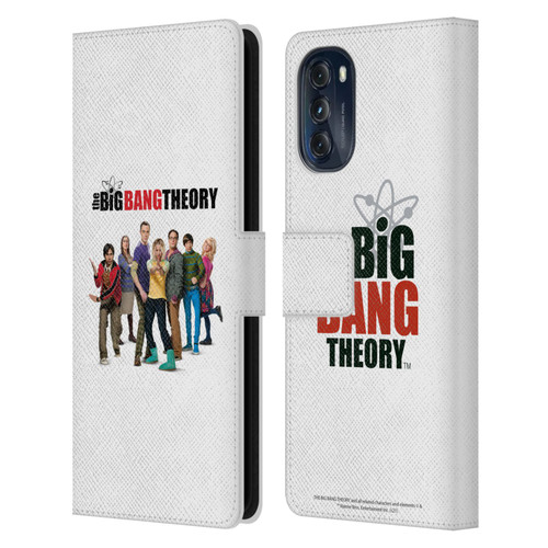 The Big Bang Theory Key Art Season 10 Leather Book Wallet Case Cover For Motorola Moto G (2022)