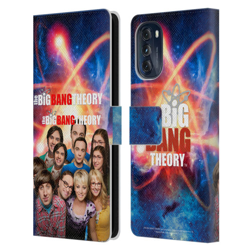 The Big Bang Theory Key Art Season 8 Leather Book Wallet Case Cover For Motorola Moto G (2022)