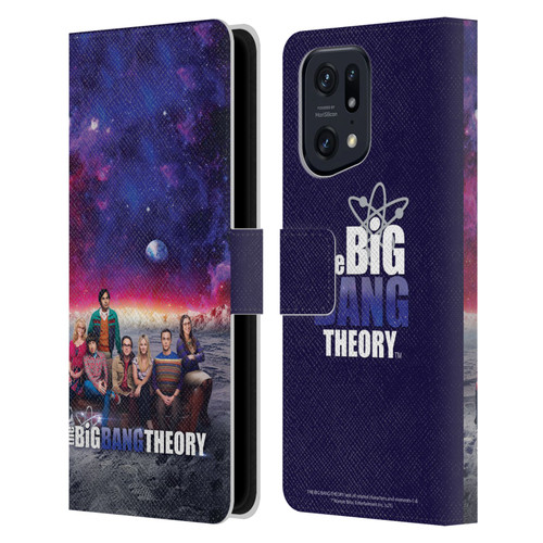 The Big Bang Theory Key Art Season 11 A Leather Book Wallet Case Cover For OPPO Find X5 Pro