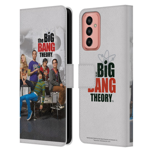 The Big Bang Theory Key Art Season 3 Leather Book Wallet Case Cover For Samsung Galaxy M13 (2022)
