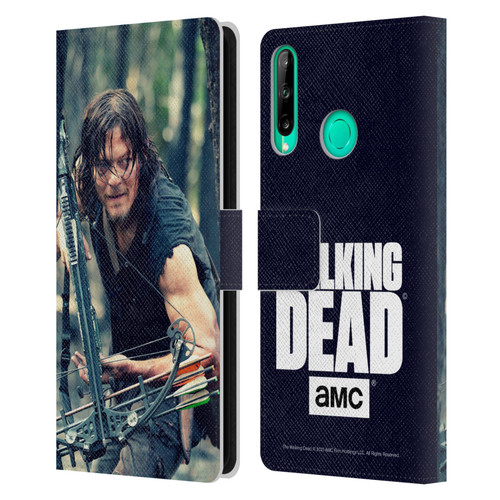 AMC The Walking Dead Daryl Dixon Lurk Leather Book Wallet Case Cover For Huawei P40 lite E