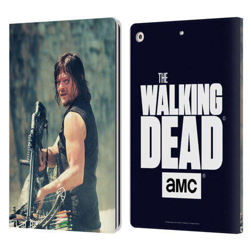 AMC The Walking Dead Daryl Dixon Archer Leather Book Wallet Case Cover For Apple iPad 10.2 2019/2020/2021