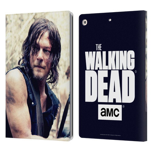 AMC The Walking Dead Daryl Dixon Half Body Leather Book Wallet Case Cover For Apple iPad 10.2 2019/2020/2021