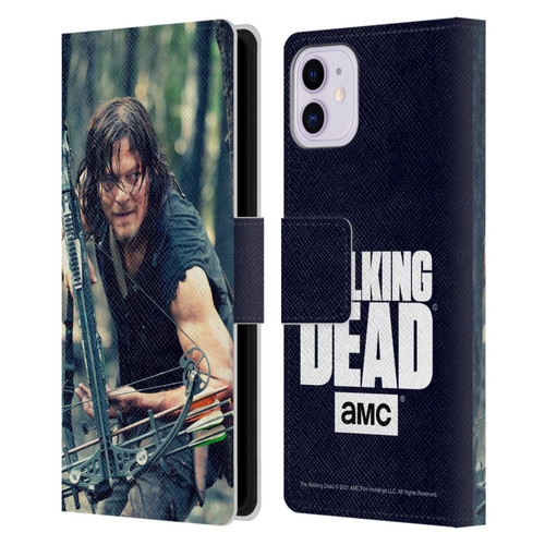 AMC The Walking Dead Daryl Dixon Lurk Leather Book Wallet Case Cover For Apple iPhone 11