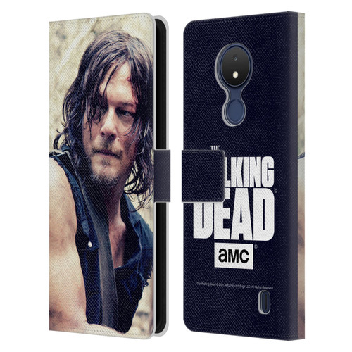AMC The Walking Dead Daryl Dixon Half Body Leather Book Wallet Case Cover For Nokia C21