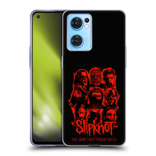 Slipknot We Are Not Your Kind Red Patch Soft Gel Case for OPPO Reno7 5G / Find X5 Lite