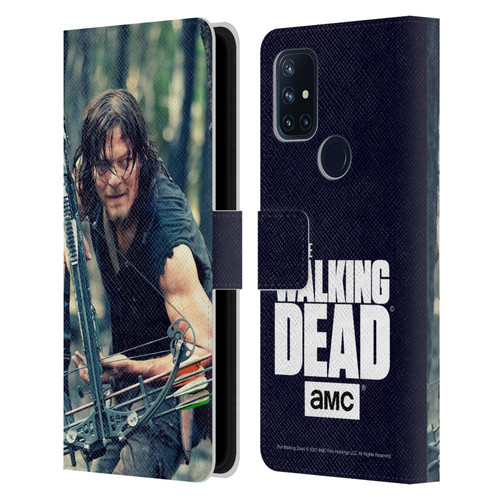 AMC The Walking Dead Daryl Dixon Lurk Leather Book Wallet Case Cover For OnePlus Nord N10 5G