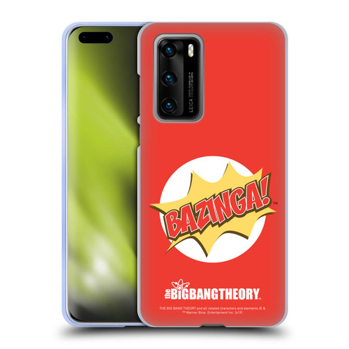 The Big Bang Theory Bazinga Pop Art Soft Gel Case for Huawei P40 5G
