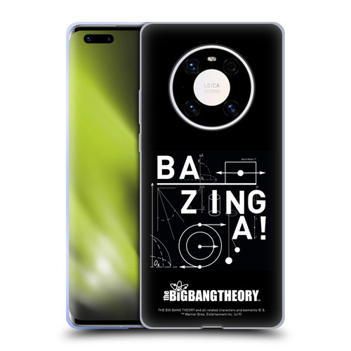 The Big Bang Theory Bazinga Physics Soft Gel Case for Huawei Mate 40 Pro 5G