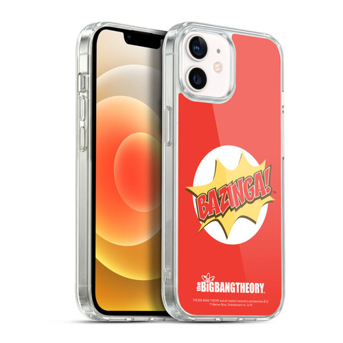 The Big Bang Theory Bazinga Pop Art Soft Gel Case for Apple iPhone 12 / iPhone 12 Pro & MagSafe
