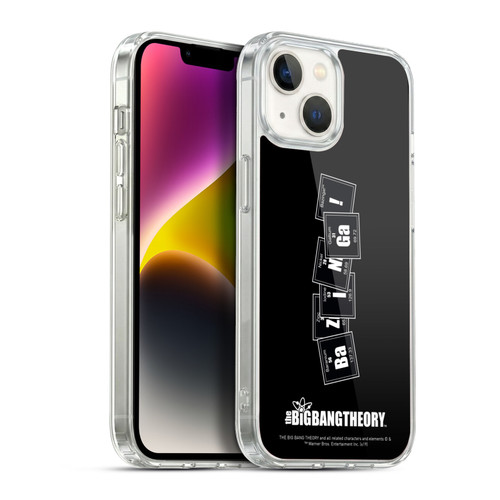 The Big Bang Theory Bazinga Elements Soft Gel Case for Apple iPhone 14