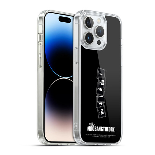 The Big Bang Theory Bazinga Elements Soft Gel Case for Apple iPhone 14 Pro Max & MagSafe