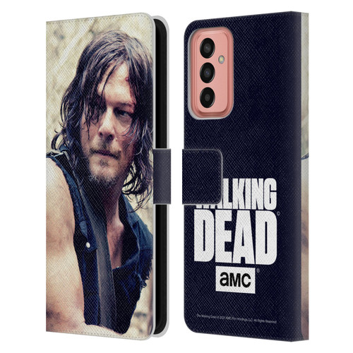 AMC The Walking Dead Daryl Dixon Half Body Leather Book Wallet Case Cover For Samsung Galaxy M13 (2022)