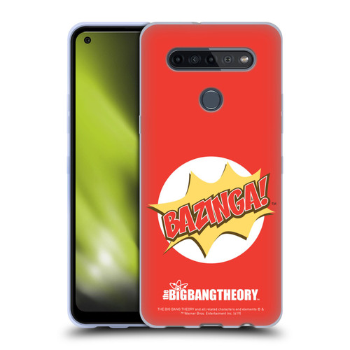 The Big Bang Theory Bazinga Pop Art Soft Gel Case for LG K51S