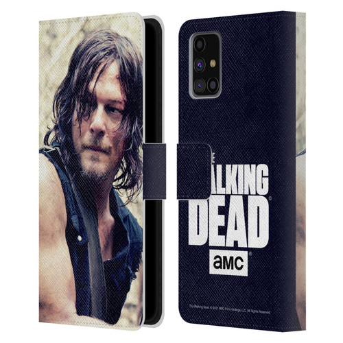 AMC The Walking Dead Daryl Dixon Half Body Leather Book Wallet Case Cover For Samsung Galaxy M31s (2020)
