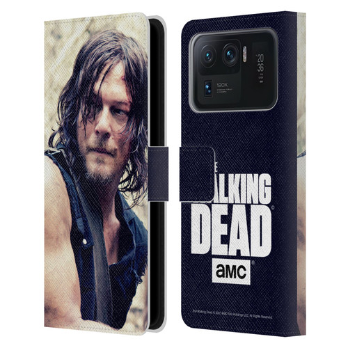 AMC The Walking Dead Daryl Dixon Half Body Leather Book Wallet Case Cover For Xiaomi Mi 11 Ultra