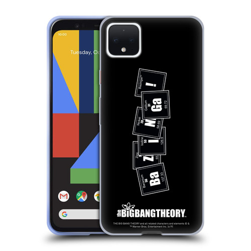The Big Bang Theory Bazinga Elements Soft Gel Case for Google Pixel 4 XL