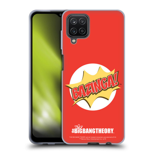 The Big Bang Theory Bazinga Pop Art Soft Gel Case for Samsung Galaxy A12 (2020)