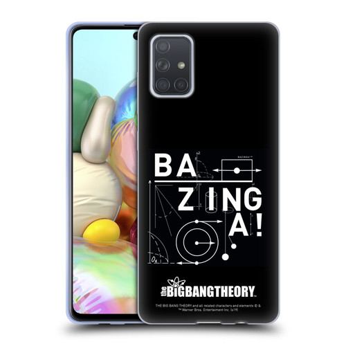 The Big Bang Theory Bazinga Physics Soft Gel Case for Samsung Galaxy A71 (2019)