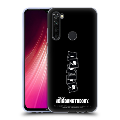The Big Bang Theory Bazinga Elements Soft Gel Case for Xiaomi Redmi Note 8T