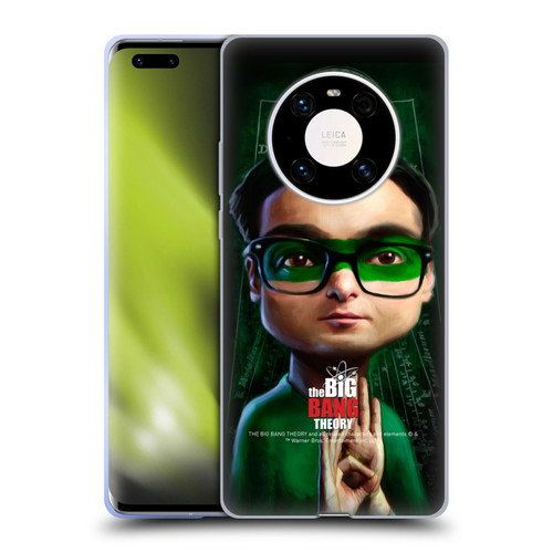The Big Bang Theory Caricature Leonard Hofstadter Soft Gel Case for Huawei Mate 40 Pro 5G