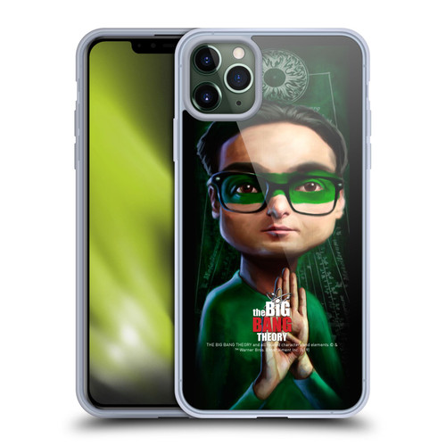 The Big Bang Theory Caricature Leonard Hofstadter Soft Gel Case for Apple iPhone 11 Pro Max