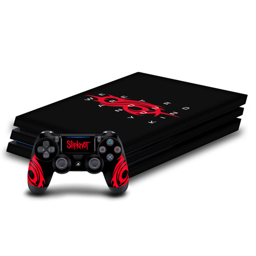 Slipknot We Are Not Your Kind Logo Vinyl Sticker Skin Decal Cover for Sony PS4 Pro Bundle