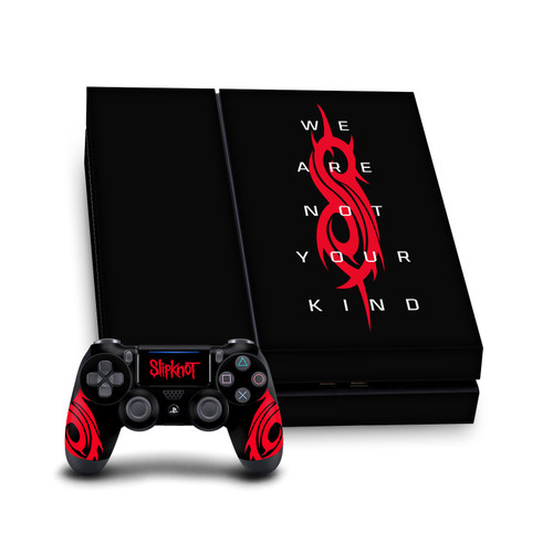 Slipknot We Are Not Your Kind Logo Vinyl Sticker Skin Decal Cover for Sony PS4 Console & Controller