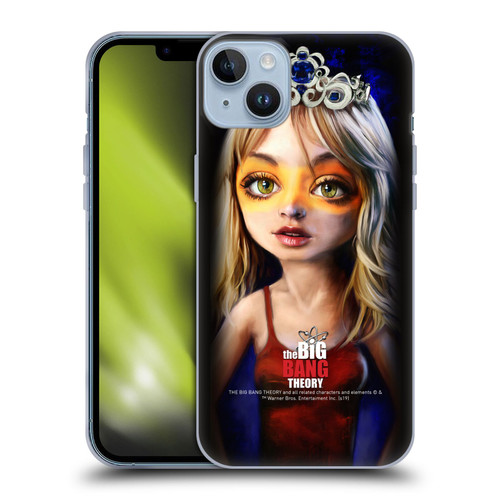 The Big Bang Theory Caricature Penny Soft Gel Case for Apple iPhone 14 Plus