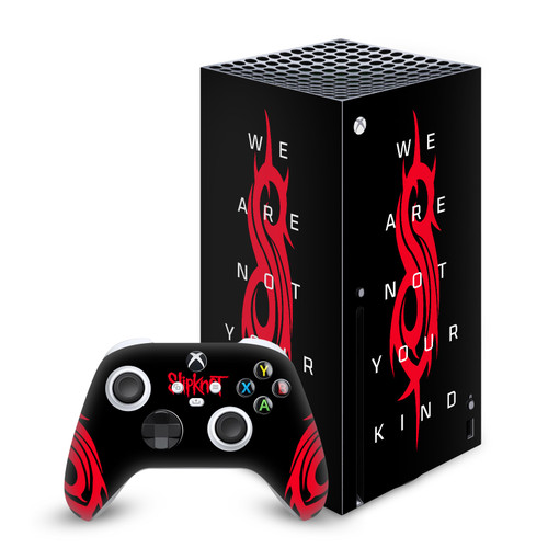 Slipknot We Are Not Your Kind Logo Vinyl Sticker Skin Decal Cover for Microsoft Series X Console & Controller
