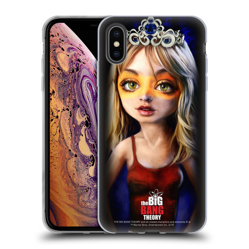 The Big Bang Theory Caricature Penny Soft Gel Case for Apple iPhone XS Max