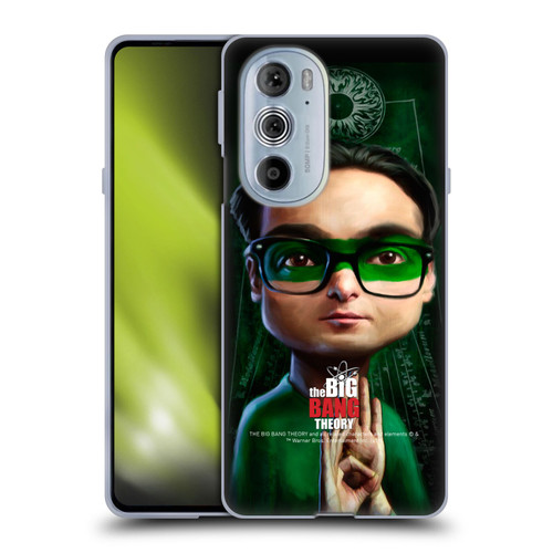 The Big Bang Theory Caricature Leonard Hofstadter Soft Gel Case for Motorola Edge X30