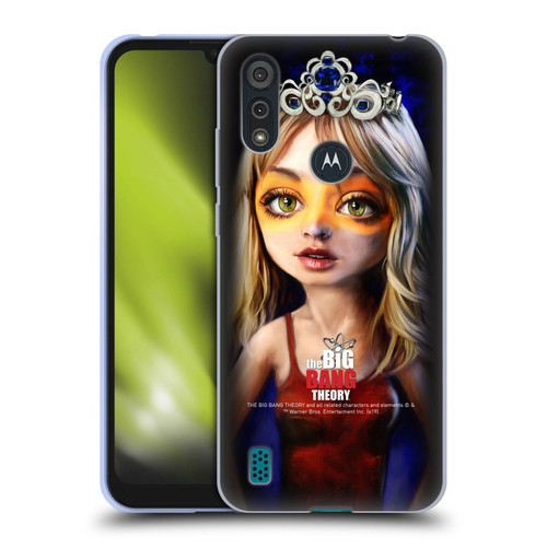 The Big Bang Theory Caricature Penny Soft Gel Case for Motorola Moto E6s (2020)