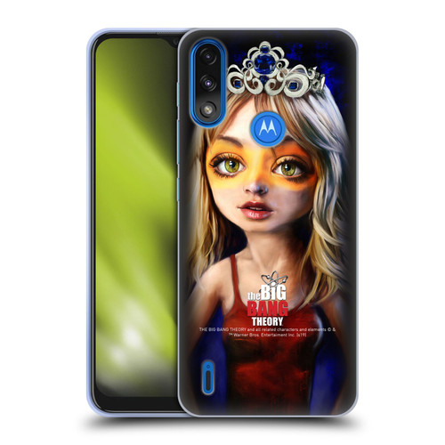 The Big Bang Theory Caricature Penny Soft Gel Case for Motorola Moto E7 Power / Moto E7i Power