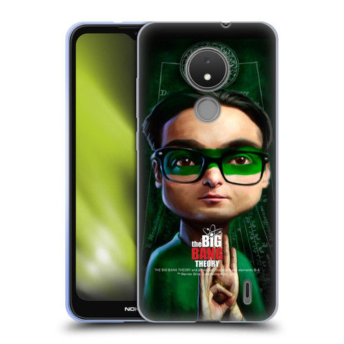 The Big Bang Theory Caricature Leonard Hofstadter Soft Gel Case for Nokia C21