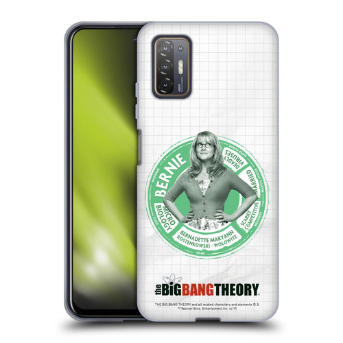 The Big Bang Theory Character Attributes Bernadette Soft Gel Case for HTC Desire 21 Pro 5G