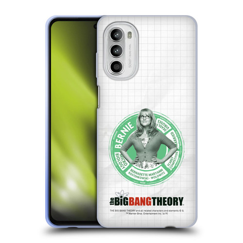 The Big Bang Theory Character Attributes Bernadette Soft Gel Case for Motorola Moto G52