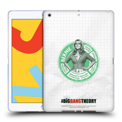 The Big Bang Theory Character Attributes Bernadette Soft Gel Case for Apple iPad 10.2 2019/2020/2021