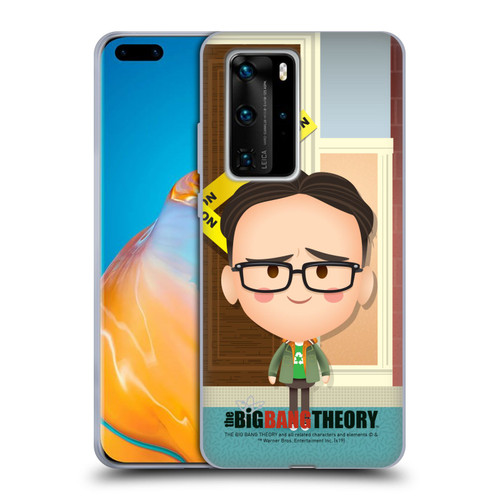 The Big Bang Theory Character Art Leonard Soft Gel Case for Huawei P40 Pro / P40 Pro Plus 5G