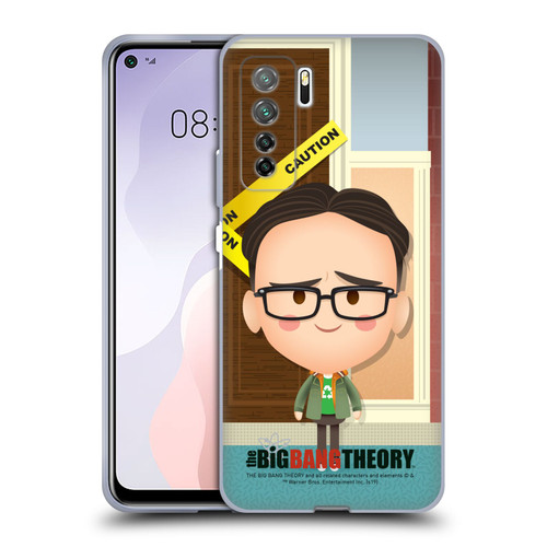 The Big Bang Theory Character Art Leonard Soft Gel Case for Huawei Nova 7 SE/P40 Lite 5G
