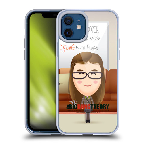 The Big Bang Theory Character Art Amy Soft Gel Case for Apple iPhone 12 / iPhone 12 Pro