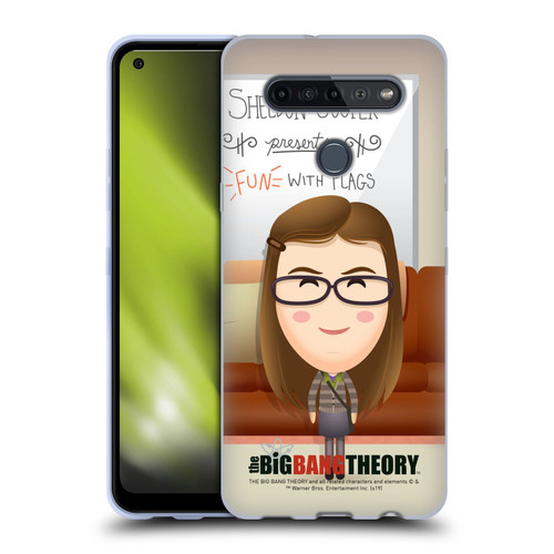The Big Bang Theory Character Art Amy Soft Gel Case for LG K51S