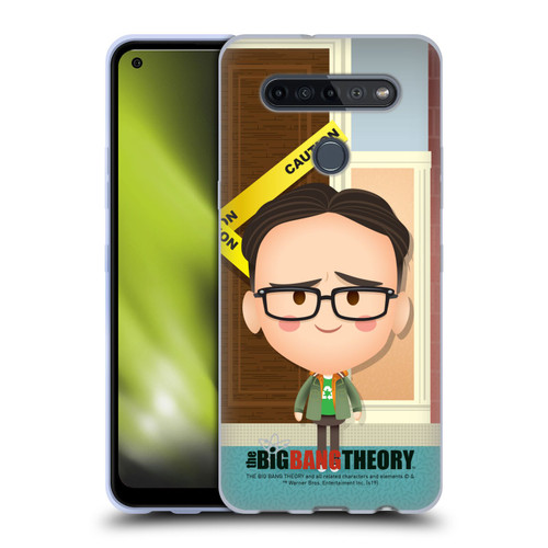 The Big Bang Theory Character Art Leonard Soft Gel Case for LG K51S
