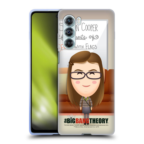 The Big Bang Theory Character Art Amy Soft Gel Case for Motorola Edge S30 / Moto G200 5G